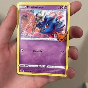 Misdreavus Halloween Edition Pokémon Card
